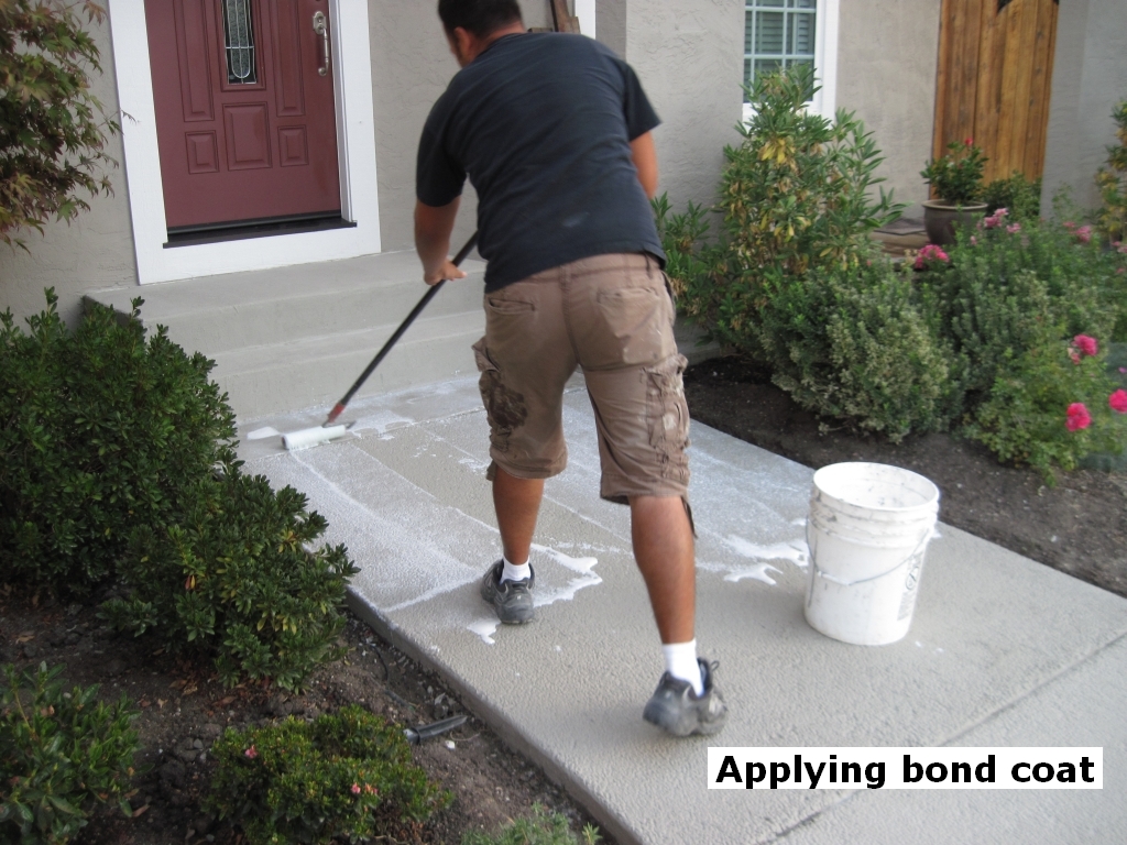 Applying bond coat